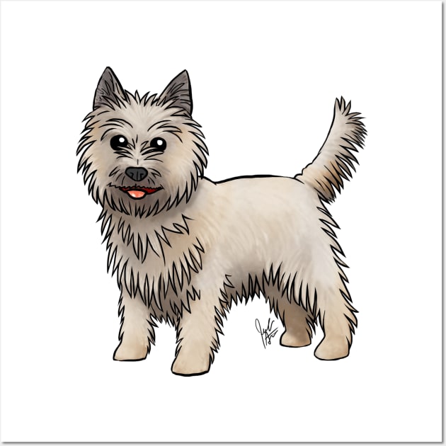 Dog - Cairn Terrier - Brown Wall Art by Jen's Dogs Custom Gifts and Designs